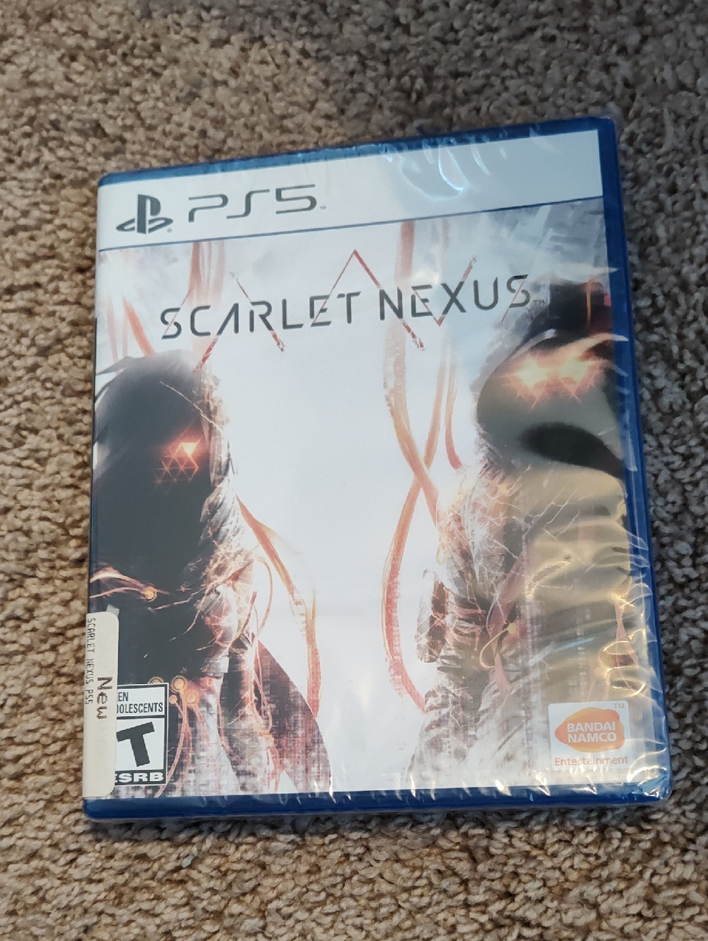 Scarlet Nexus PS5 Game - White, Black & Orange Cover Accents